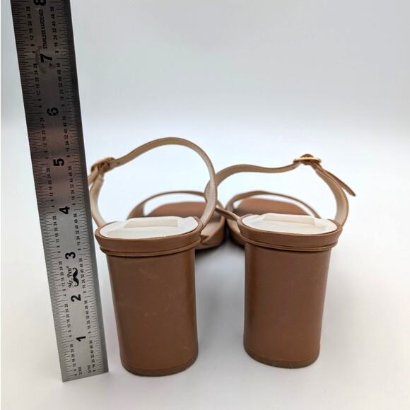 Dolce Vita Nattie Slide Sandal Open Square Toe Women's Tan Size US10 EU41 - Picture 4 of 12